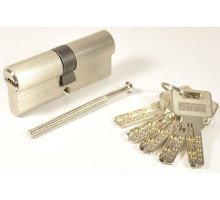 Циліндр KEDR M60 ZN (30*30) NI (нікель) ключ/ключ