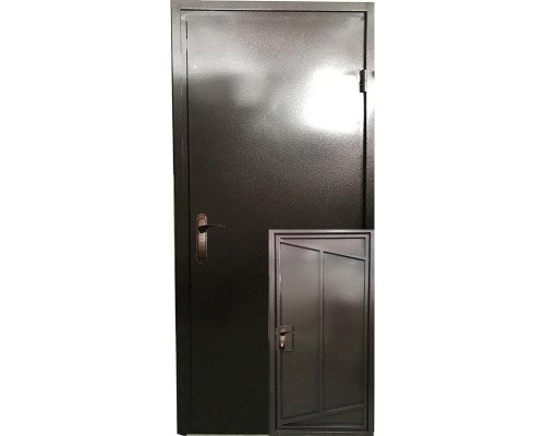 Вхідні двері SOVA Економ Метал/Метал КОРИЧНЕВИЙ 950*2040мм L 
